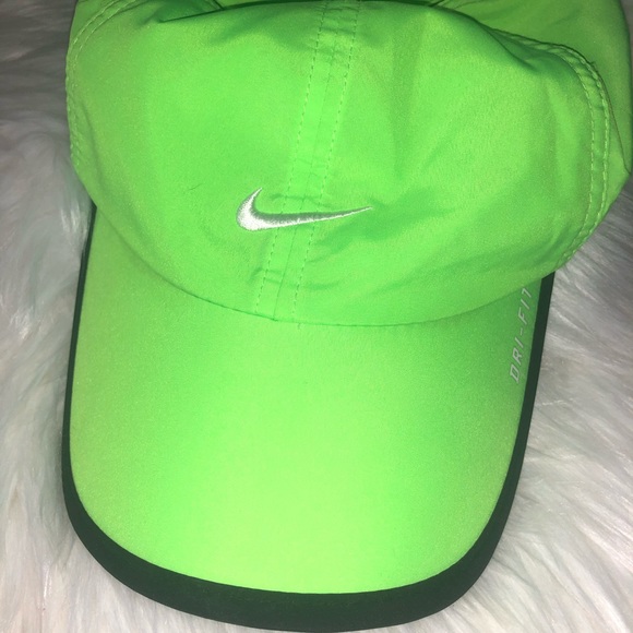 nike lime green hat